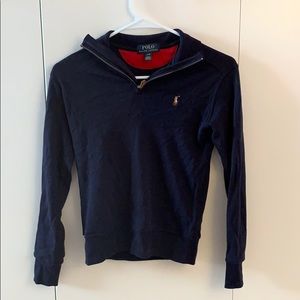 Polo Ralph Lauren half zip navy